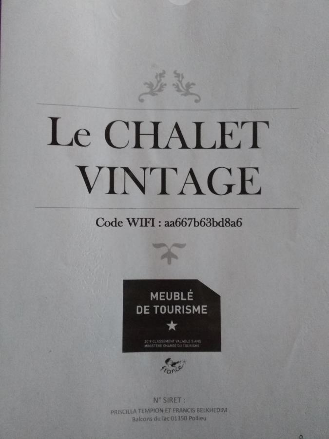 Chalet Vintage Pollieu 외부 사진